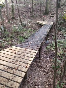 Larger boardwalk improved for MTB in mind!
