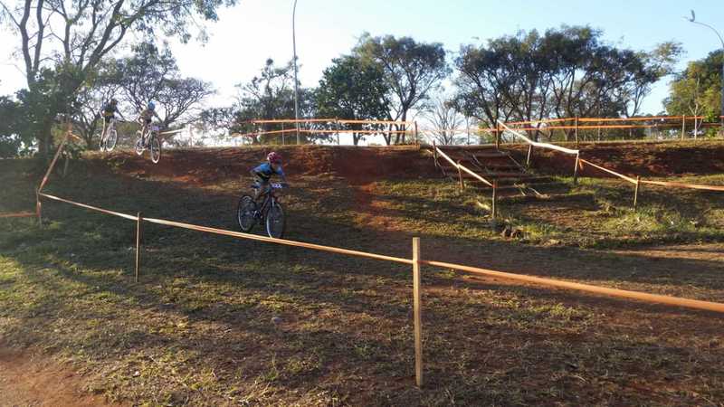 PT: Chicken line do lado da descida de troncos.  ING: chicken line on the side of the descent of logs.