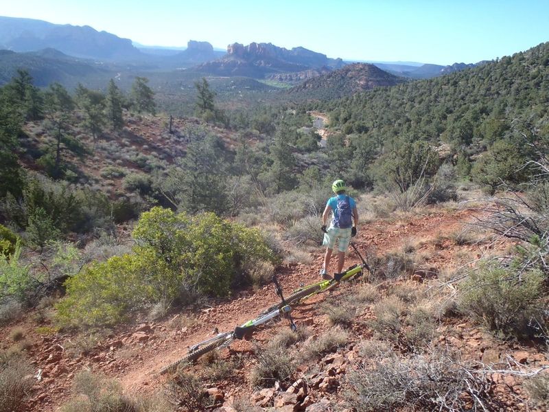 View towards Cathedral Rock from Scorpion