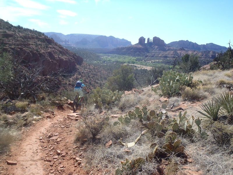 View of Cathedral Rock from Pyramid