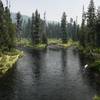 Rogue River feeding into Lemola Lake