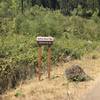 Trailhead sign