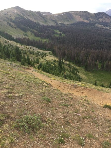 Loose steep entry of Fooses