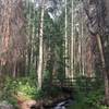 One of many bridges along Fooses Creek