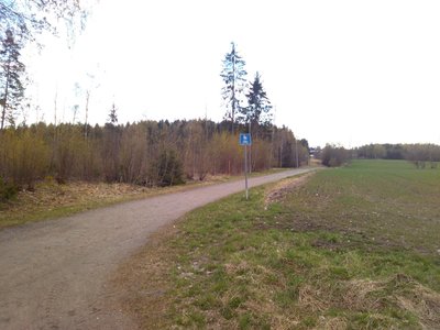 At the bottom at Langesveien.
