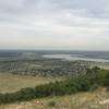 Looking back towards Chatfield.  On top of the first climb