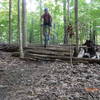 There are several tall log crossings and each one also has a bypass trail around it if you're not 'feeling it' on that day.