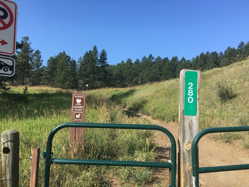 Slaugherhouse gulch trailhead