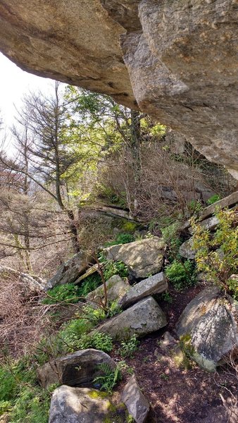 Rocks atop Eagle Rock