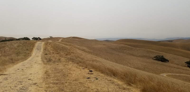 A smoky day on Short Ridge