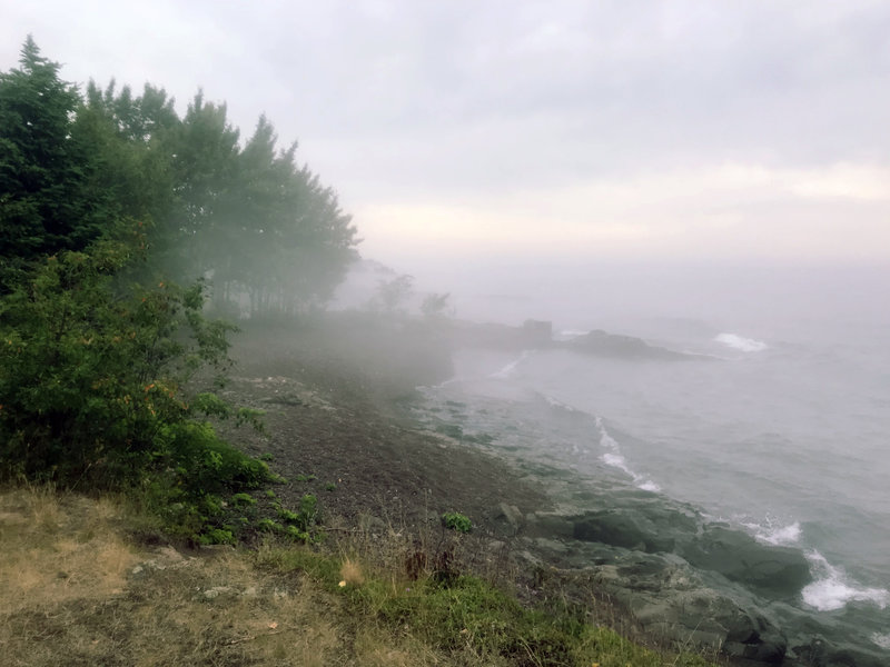 Lake superior at the historic rocket range.