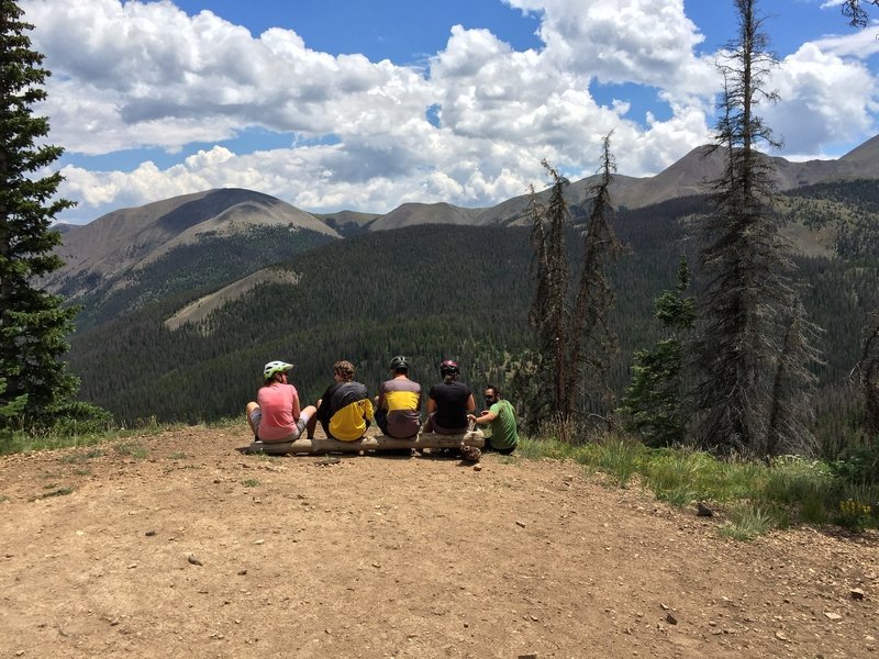 Perfect lunch spot just before the Silver Creek cutoff