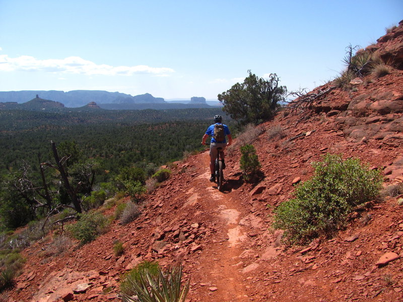 Riding a ridge