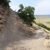 Some sharp and steep switchbacks on the initial climb from Two Brands