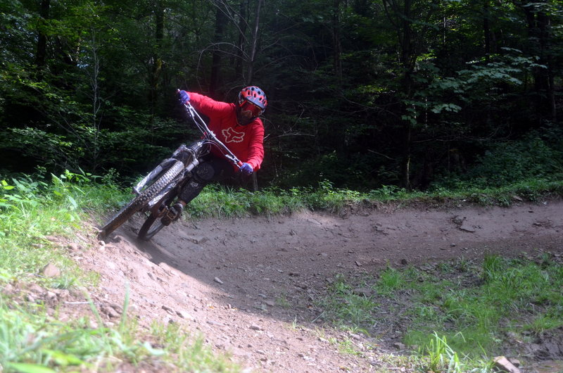 Great berm on Ninja Bob