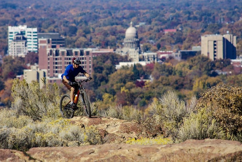 Rock Garden above the State Capital