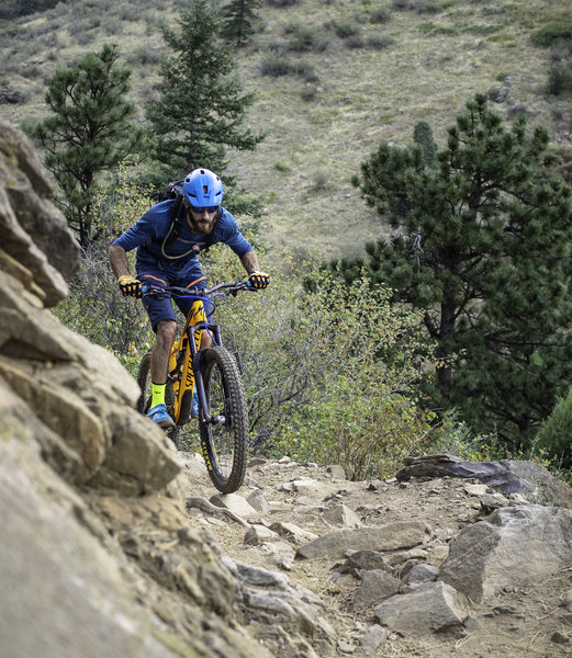 One of the many rock gardens along Chimney Gulch