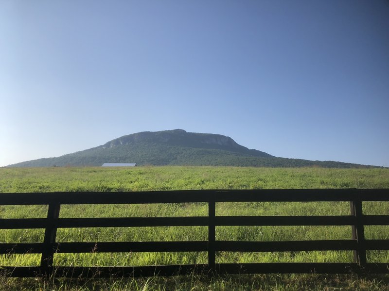 The top of Major Tom looking out toward Hanging Rock