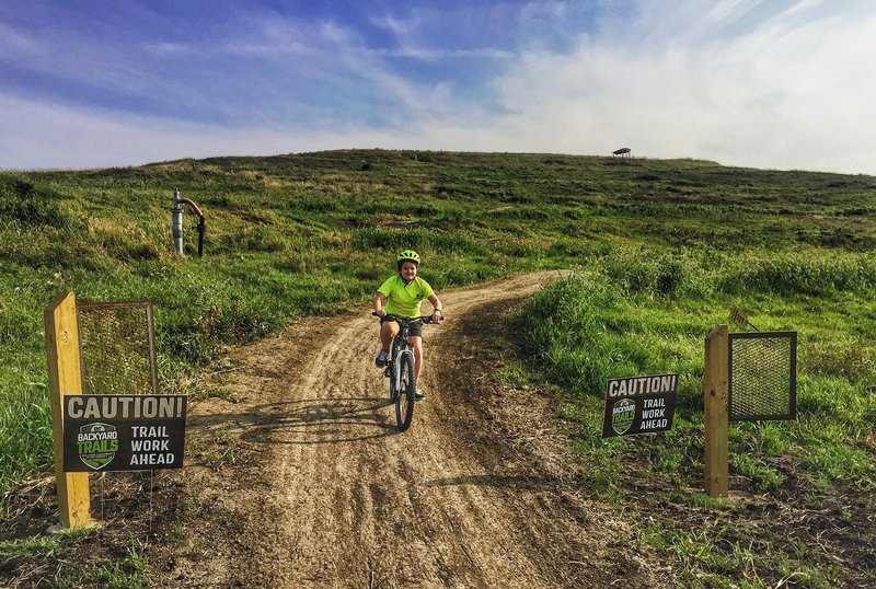 "The best trail I've ridden in 10 years." -Neva, who is 12, test riding the flow trail prior to opening to help BYT ensure the product is right for the audience