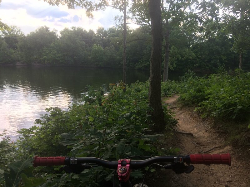 Alum Creek State Park, view from behind the bars