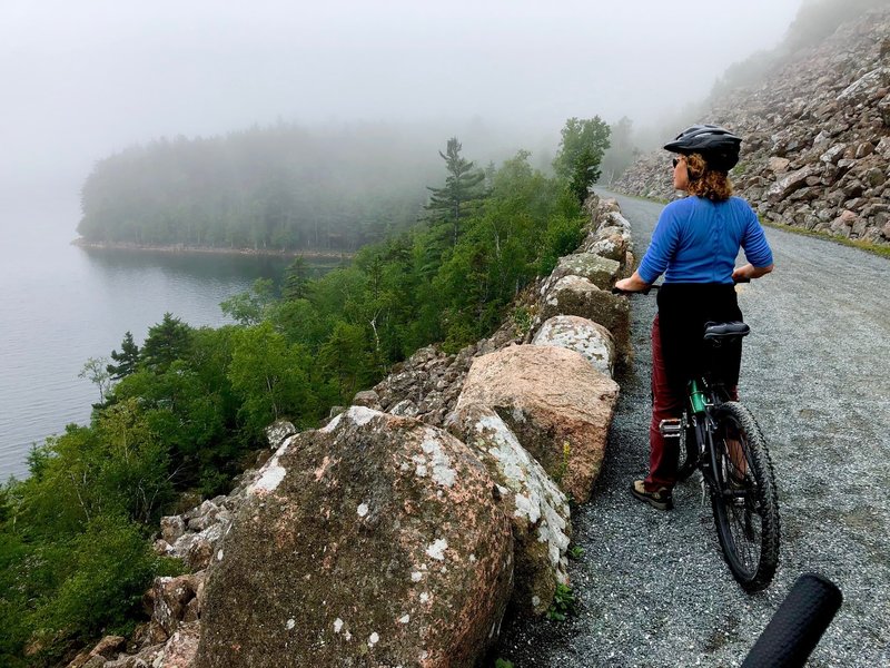 Eagle Lake in the mist