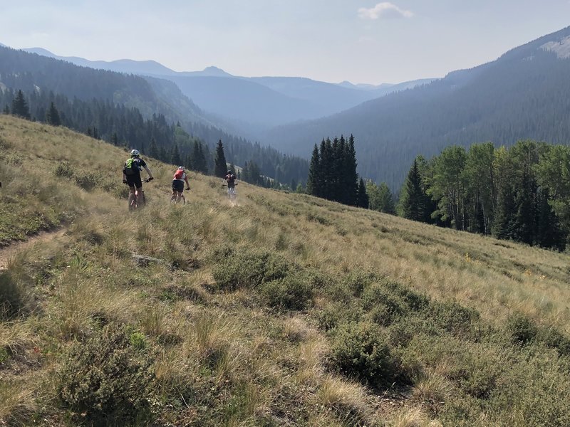 Heading up the East Fork Trail