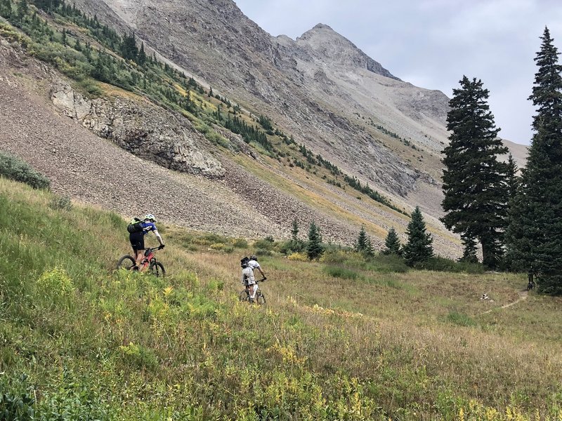 Heading up Blackhawk Pass