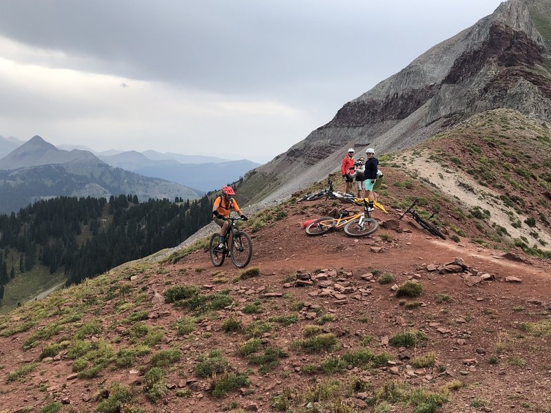 Blackhawk Pass - 12,000' and you can really tell on the climb!