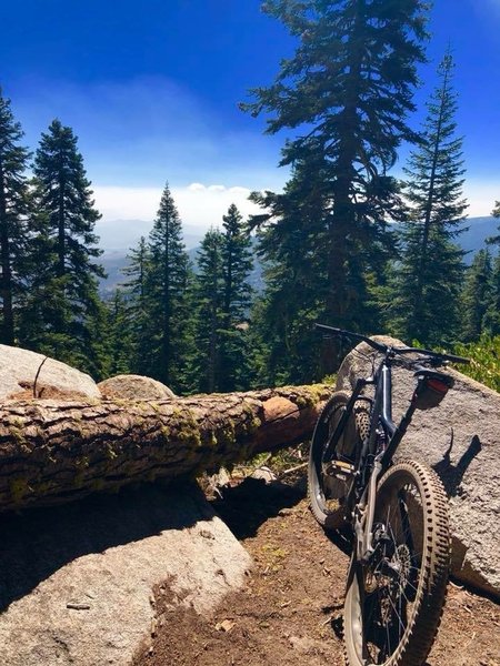 Climbing break! First half of the Tahoe Rim/Marlett Flume 22 mile ride