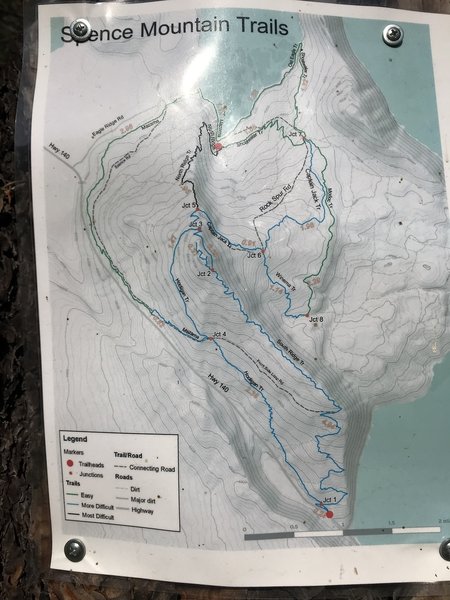 Spence Mountain Trails Maps