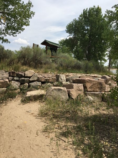 Short trail in cherry creek res.