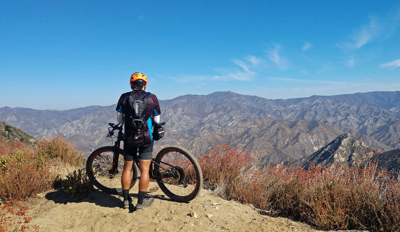 Spectacular views from the top of Colby Canyon.