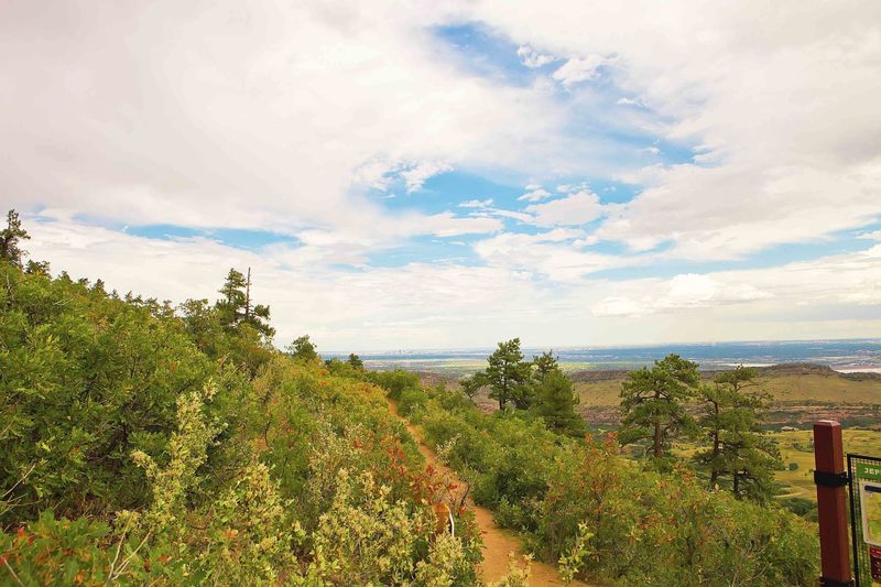 Going down the Plymouth Mountain Trail section of Deer Creek Canyon.