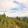 Going down the Plymouth Mountain Trail section of Deer Creek Canyon.