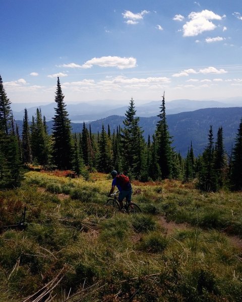 Highpoint offers several nice views along the climb and descent.