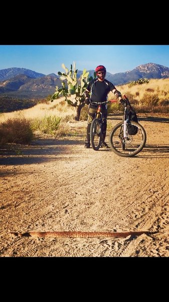 You never know what you’ll run into, over or in this case way around in the hills of East county. The Red Diamond Rattlesnake is a rare find that commands respect. So stoked to say I’ve seen one.