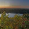 Sunrise at top of Miner's Mountain