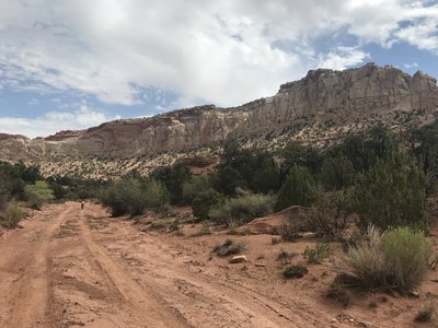 Most of the trail is doubletrack w/ some technical spots. The views however are incredible.
