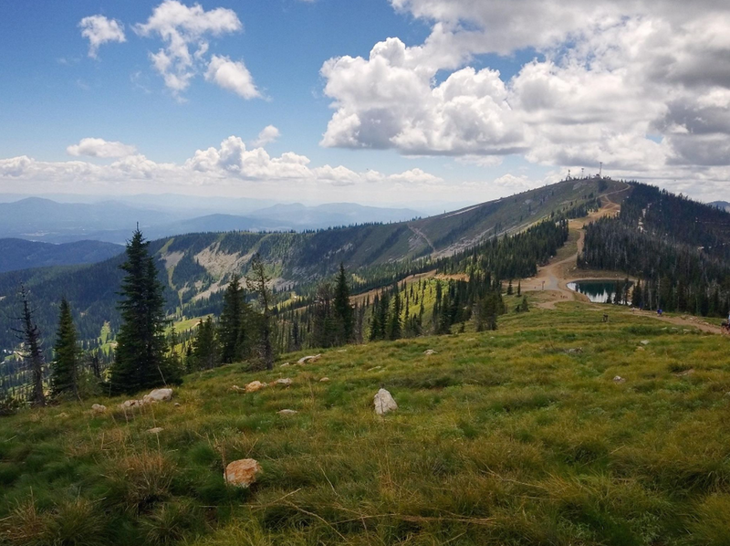 Top of Schweitzer Mountain.