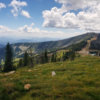 Top of Schweitzer Mountain.