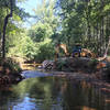 Site of historic Gabrielson Bridge over Difficult Run Stream removed 9/4/18 - allowed safe access to/from CCT via Flowerstone St or Hunters Valley/Leeds Rd. Please contact Fairfax County Trails Cmte & Park Auth to support efforts to have it replaced ASAP.