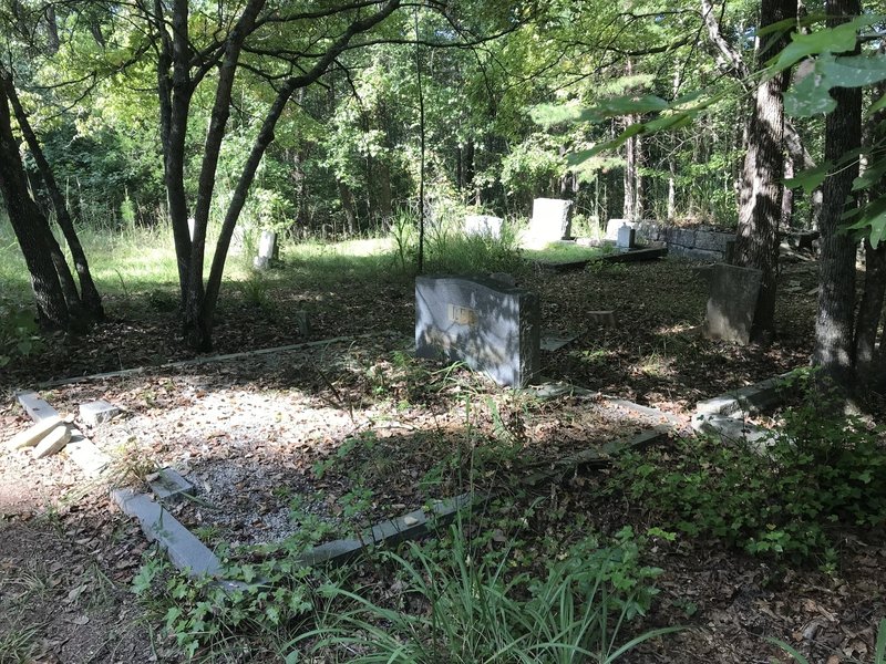 One of the few cemeteries