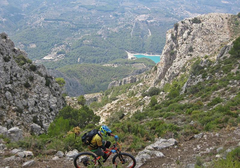 Incredible views on the Guadalest Valley.