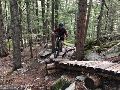 Fun bridge on Emerald Forest.