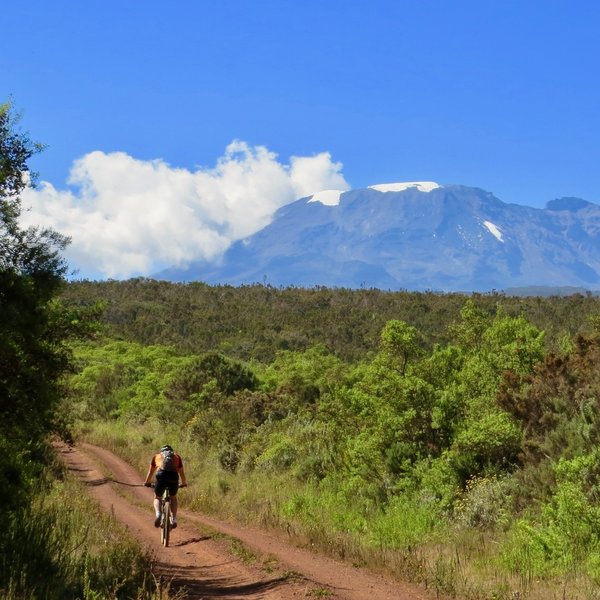 Philip climbing Kilimanjaro in a 2017 recce of race routes for use in the 2018 K2N MTB Stage Race.  He held the record for fastest known ascent to the Shira helipad until pros Thomas Turner and Gordon Wadsworth demolished his record in the first K2N race.