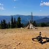 View of the Red River ski area from Greenie Peak.