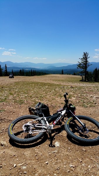 View of Eagles Nest from Greenie Peak.