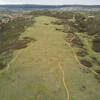 Looking north toward Denver and the parking lot trailhead.