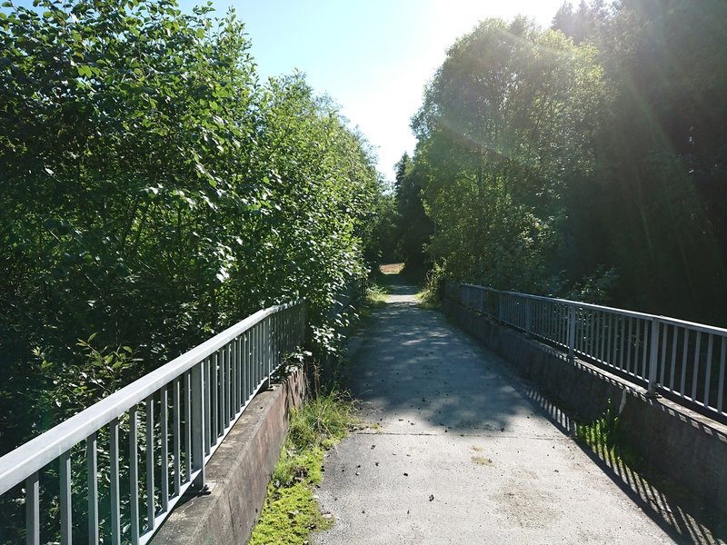 Kolstad bridge, looking back south east direction torwards the city centre