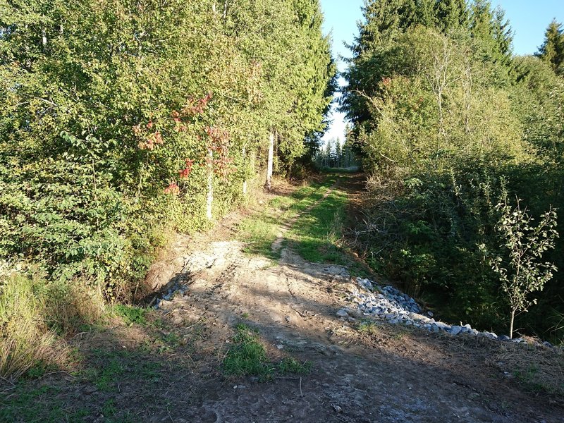 entry/ exit at Kårkeholen near the tractor road